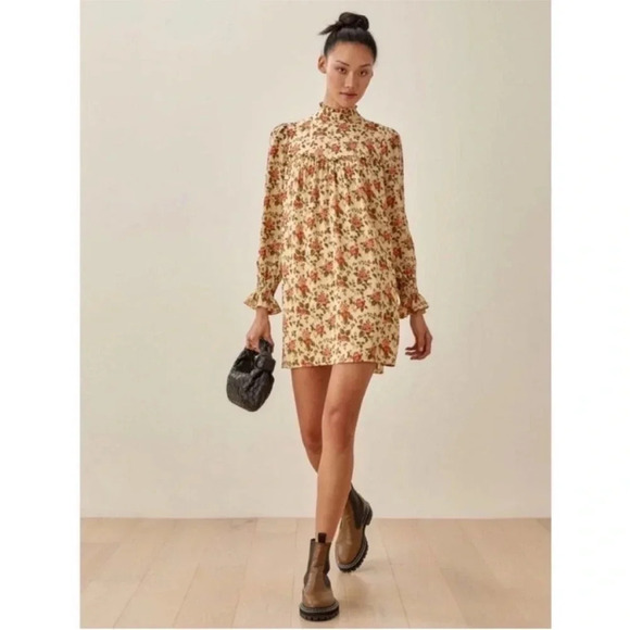 Reformation Jourdan Floral boho mini dress - Picture 14 of 14